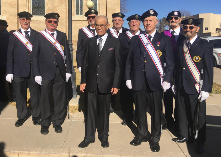 Founders Award being presented to GK Byrne